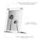 Wexel Art Clear Acrylic Tabletop Floating Picture Frame with Silver Hardware